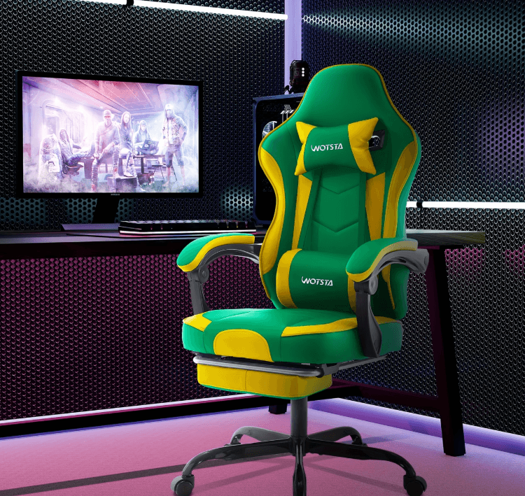 Ergonomisk Gamingstol med Fotstöd thumbnail 6